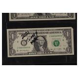 Trinary One Dollar Notes - Novelty Currency Display Set (5-Piece)