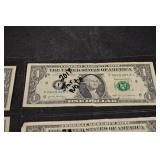 United States One Dollar Star Notes 2017 (Lot of 6)