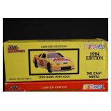 Racing Champions NASCAR Die-Cast Car Banks (Lot of 3) - 1994 Limited Edition