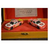 Swisher Sweets Moroso Racing 1989 Rookie of the Year Die Cast Cars in Wood Display Box