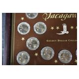 Sacagawea Dollar Collection - Golden Dollar Display Case with Coins