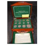 The U.S. Coin Complete Denomination Set in Wooden Display Case