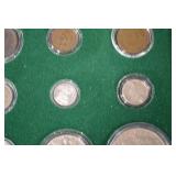 The U.S. Coin Complete Denomination Set in Wooden Display Case