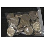 100 Count Buffalo Nickels Bag - Assorted US 5-Cent Nickels (Early 1900s)