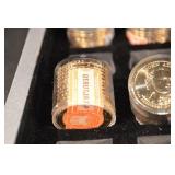 John Adams Presidential Dollar - US Mint Uncirculated (Lot of 12 rolls With 12 Coins in each roll) $144 total