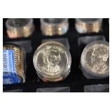 John Adams Presidential Dollar - US Mint Uncirculated (Lot of 12 rolls With 12 Coins in each roll) $144 total