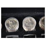 John Adams Presidential Dollar - US Mint Uncirculated (Lot of 12 rolls With 12 Coins in each roll) $144 total