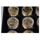 Presidential Dollar Coins - 24 Rolls Sealed & Never Circulated $288 Dollar Coins Total
