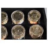 Presidential Dollar Coins - 24 Rolls Sealed & Never Circulated $288 Dollar Coins Total