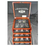 Kennedy Half-Dollar Silver Proof Set - 29 Coins (1964-2015) in Wood Display Box