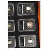 Kennedy Half-Dollar Silver Proof Set - 29 Coins (1964-2015) in Wood Display Box