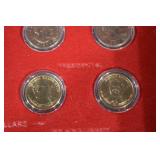 The First and Last Year U.S. Coin Collection - Silver Coins in Wooden Display Box