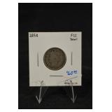 1894 V Nickel US Coin - F12 Detail (1 Coin in Holder)