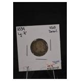 1834 Capped Bust Half Dime- VG8 Details