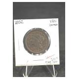 Liberty Head Large Cent 1852 - One Cent (US Copper Coin)