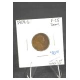 1909-S Lincoln Cent - F-15 Detail, One Cent, San Francisco Mint