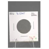 US 1826 Half Cent - 1/2 Cent Coin (Details)