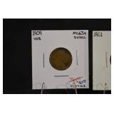 Lincoln Cent Collection - 1909 VDB MS63+ & 1901 Indian Head, 1931-D (2)