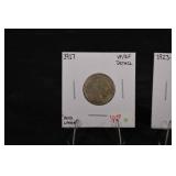 Buffalo Nickels - 1913 Type 1, 1913-S Type 1, 1917, 1923-S VF/EF Detail (Lot of 6)