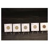 Liberty Head Nickel Lot Of 5- (4) 1883, 1902