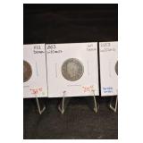 1907 Liberty Head Nickels; 1883 w/CENTS; 1883 No Cents - US Coins Lot