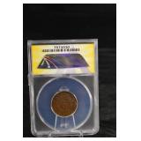 ANACS 1867 2C Two-Cent Piece EF-40 Details Heavily Corroded