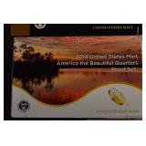 United States Mint America the Beautiful Quarters Proof Set (Lot of 9)