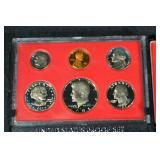 United States Proof Set Collection - 12 Red Display Cases (12 Sets)