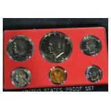 United States Proof Set Collection - 12 Red Display Cases (12 Sets)