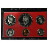 United States Proof Set Collection - 12 Red Display Cases (12 Sets)