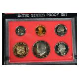 United States Proof Set Collection - 12 Red Display Cases (12 Sets)