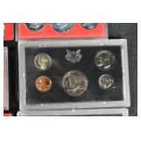 United States Proof Sets - Assorted Years in Red Presentation Cases