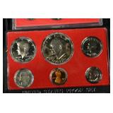 United States Proof Sets - Assorted Years in Red Presentation Cases
