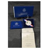 Thomas Alva Edison Commemorative Silver Dollar 2004 Uncirculated with Box & Certificate