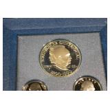 United States Mint 1990 Prestige Set - Eisenhower Centennial Silver Dollar & 6-Coin Proof Set