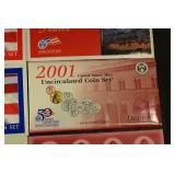 United States Mint Uncirculated Coin Sets - Assorted Years (1987-2006)