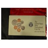 United States Mint Uncirculated Coin Sets - Assorted Years (1987-2006)