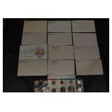 U.S. Mint Uncirculated Coin Sets (Lot of 12) - 1971-1989 Year Sets Lot Of 13
