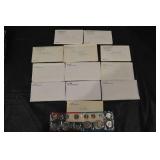U.S. Mint Coin Sets 1970-1978 Uncirculated (Lot of 12)