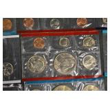 US Coins Collection in 2x2 Flips - Assorted Pennies, Nickels, Dimes & Quarters Lot Of 22