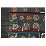 US Coins Collection in 2x2 Flips - Assorted Pennies, Nickels, Dimes & Quarters Lot Of 22