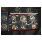 US Coins Collection in 2x2 Flips - Assorted Pennies, Nickels, Dimes & Quarters Lot Of 22