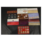 United States Mint Uncirculated Coin Sets - Multi-Year Lot (1984-1991) Lot Of 10