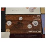 United States Mint Uncirculated Coin Sets - Multi-Year Lot (1984-1991) Lot Of 10