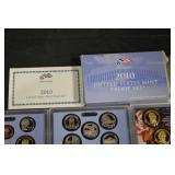 United States Mint Proof Sets 2010-2011 - Assorted Original Packaging