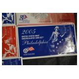 United States Mint Uncirculated Coin Set - Philadelphia & Denver (Assorted Years 2001-2005) Lot Of 13