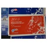 United States Mint Uncirculated Coin Set - Philadelphia & Denver (Assorted Years 2001-2005) Lot Of 13