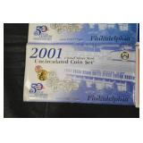 United States Mint Uncirculated Coin Set - Philadelphia & Denver (Assorted Years 2001-2005) Lot Of 13