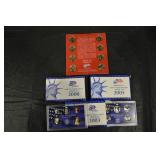 United States Mint Proof Sets & State Quarters (2000-2005) & 2008 Presidential $1