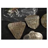 Minnesota Licensed Chauffeur Pins - Vintage 1930s-1950s Set